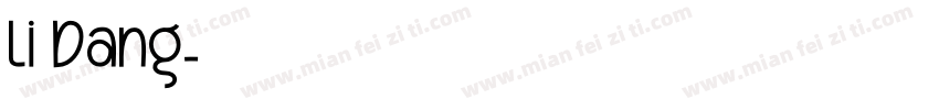 Li Dang字体转换